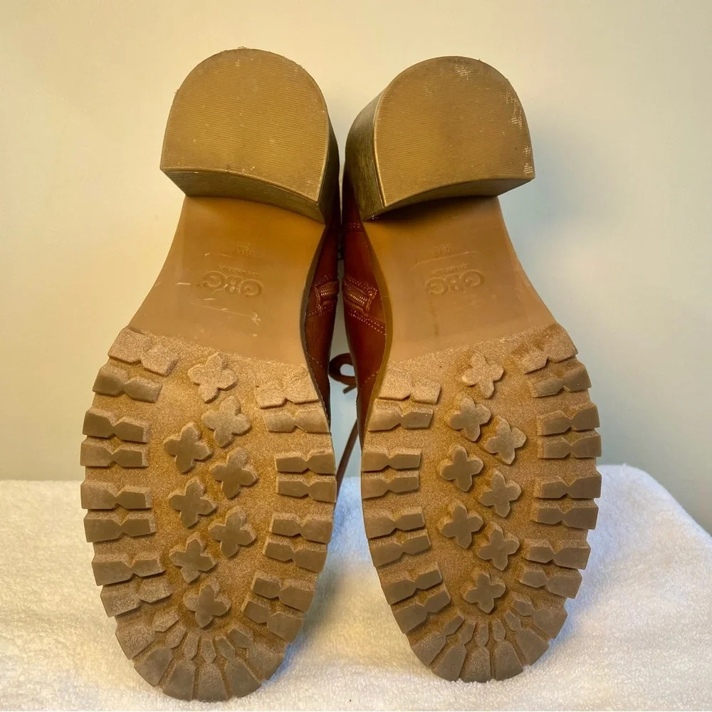GBG G By Guess Jesera Sherpa Fleece Lined Heeled Ankle Boots Size 9.5 - Picture 6 of 9